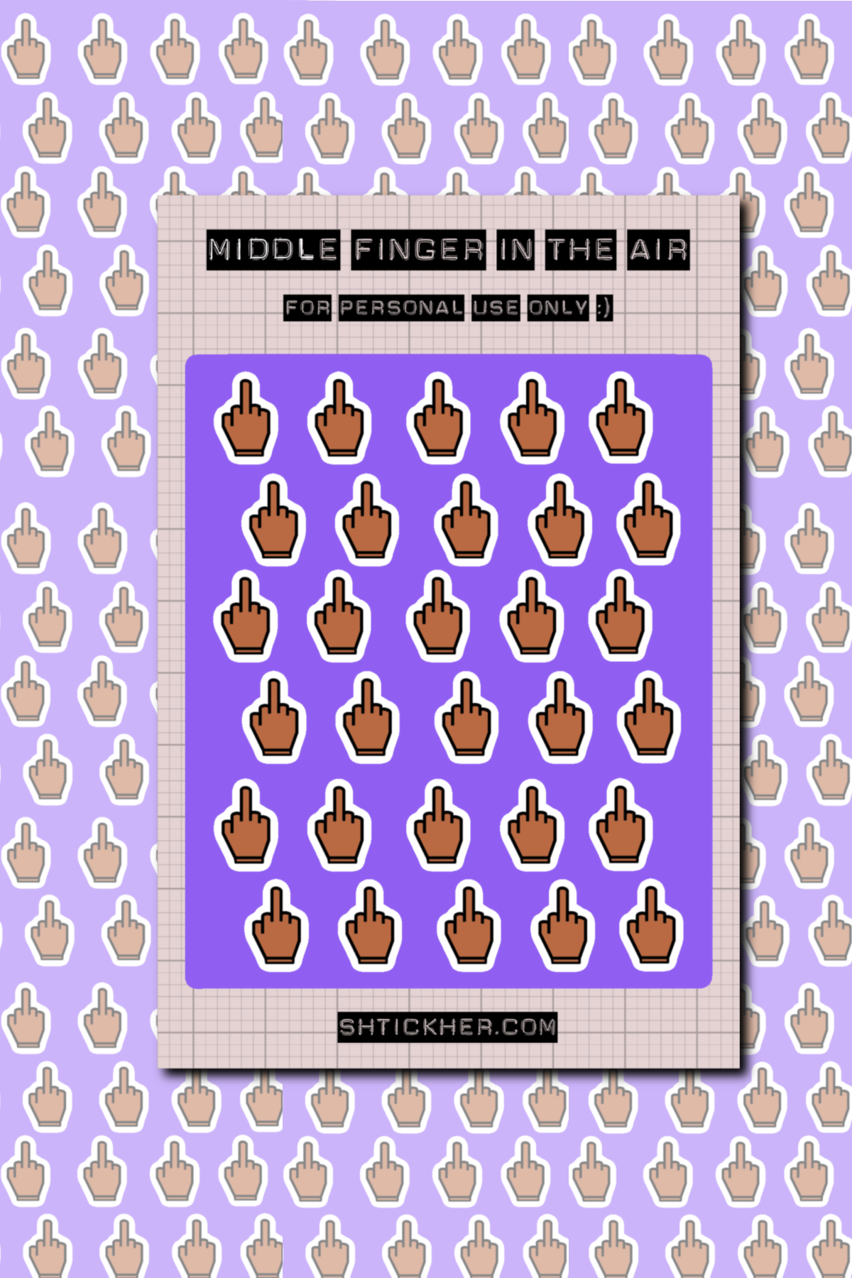 Middle Finger in the Air