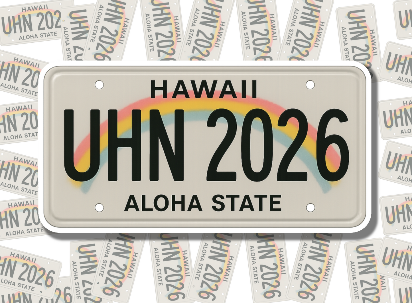 UHN License Plate