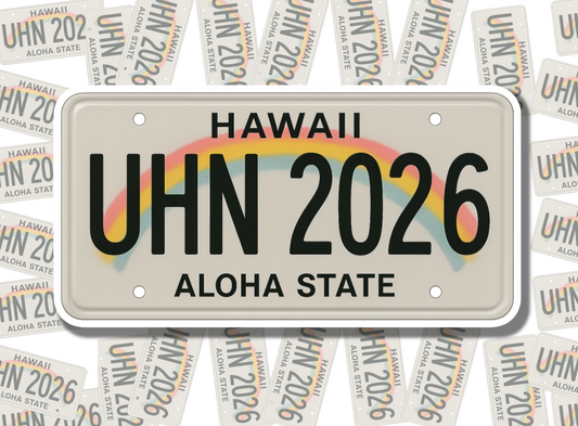 UHN License Plate