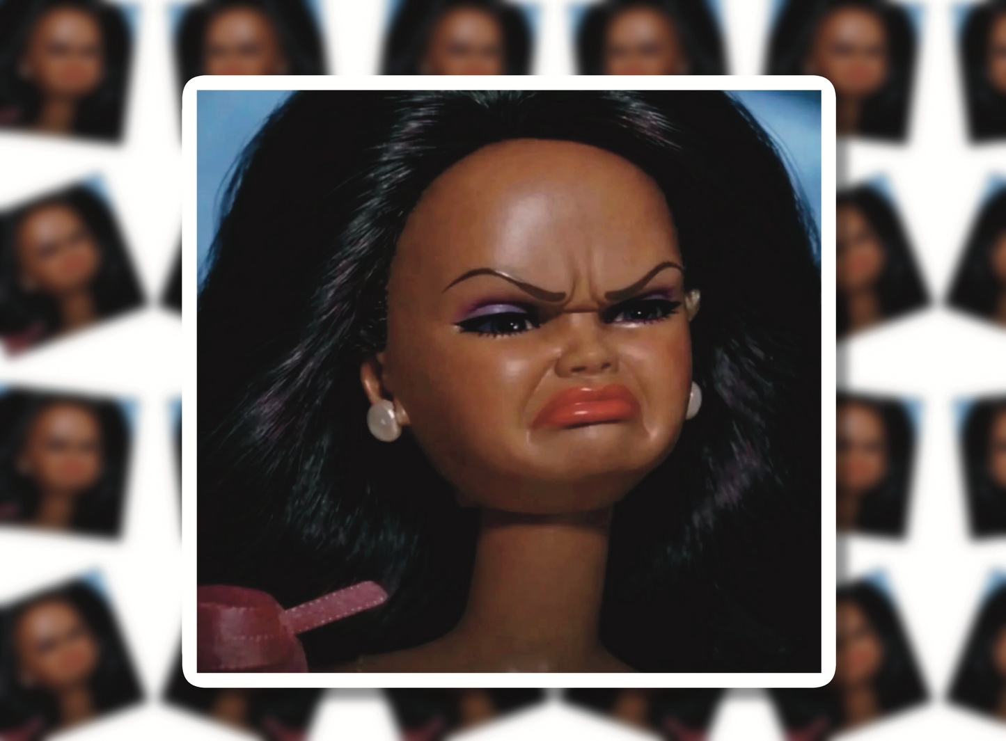 Barbie yuck face